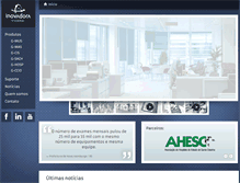 Tablet Screenshot of inovadora.com.br
